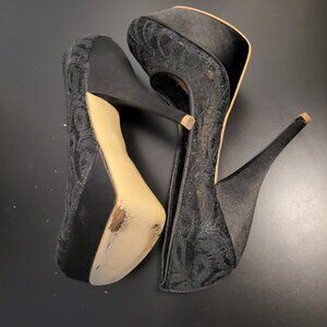 Nine West Black Heels Size 9